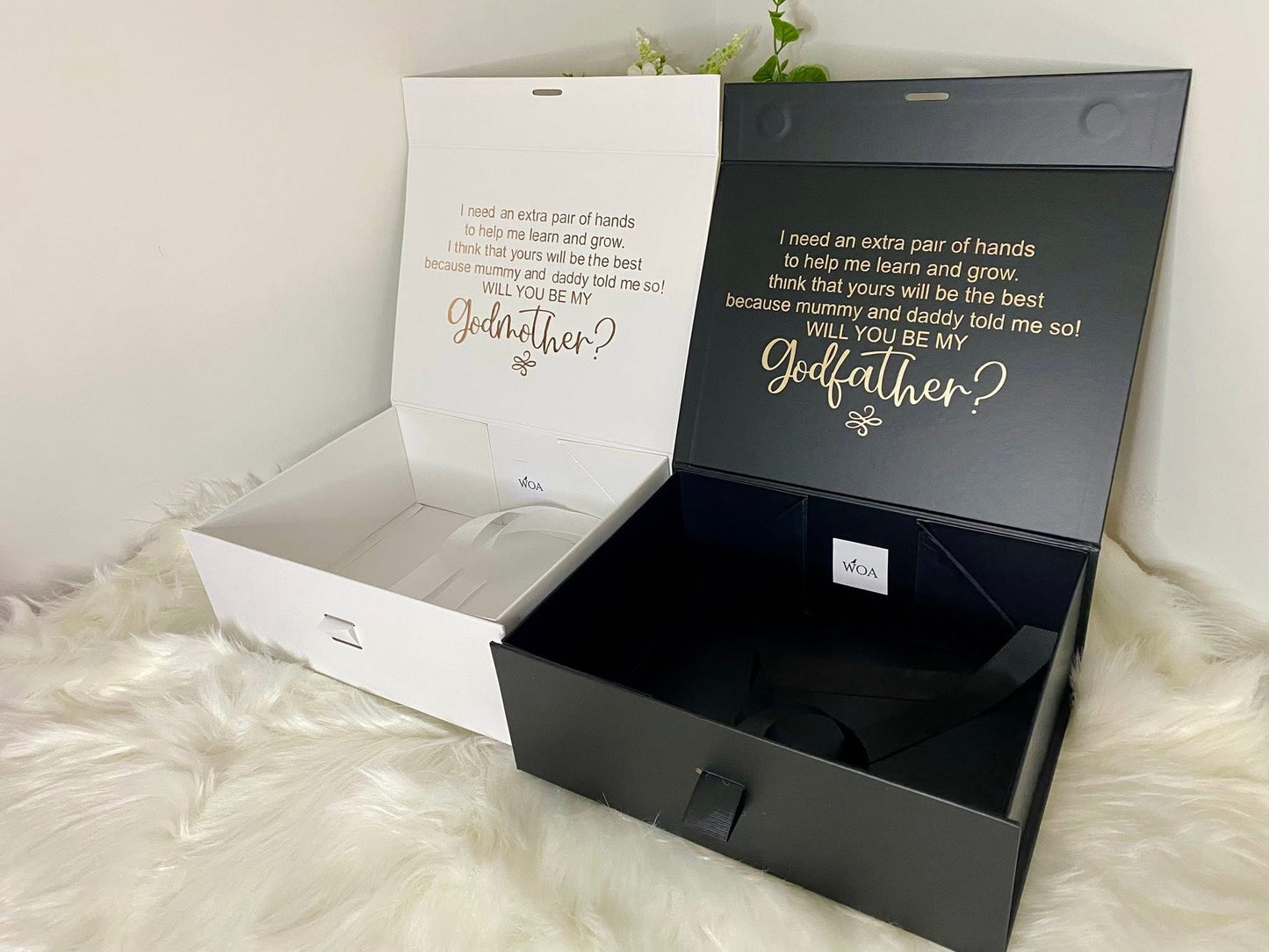 Personalise magnetic gift box