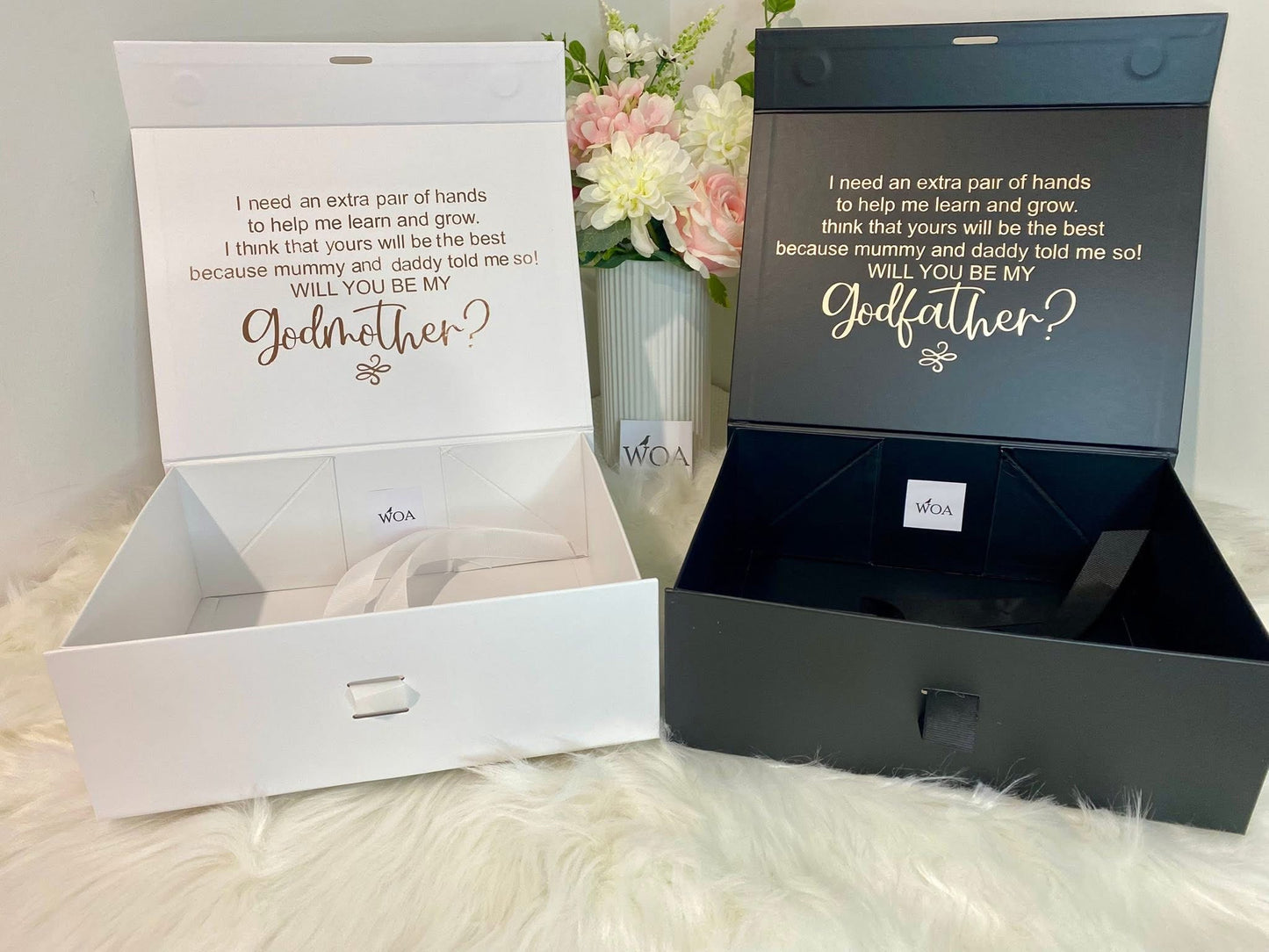 Personalise magnetic gift box